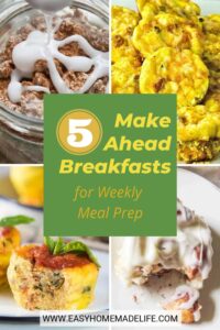 5 Make-Ahead Breakfasts for Weekly Meal Prep
