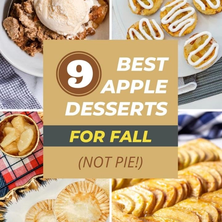 9 best apple desserts for all (not pie!) collage.