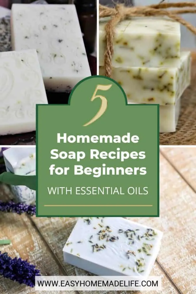HOW TO MAKE ESSENTIAL OIL SOAP WITH INGREDIENTS FROM THE GROCERY STORE +  BEGINNER FRIENDLY RECIPE 