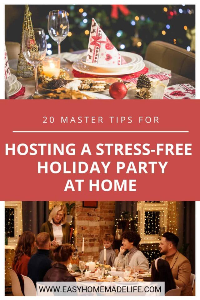 20 Tips For Hosting A Stress-Free Holiday Party