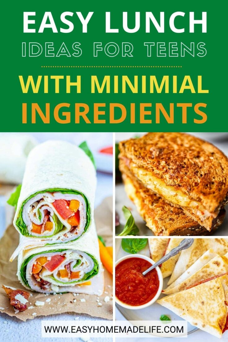 10 Easy Lunch Ideas for Teens with Minimal Ingredients