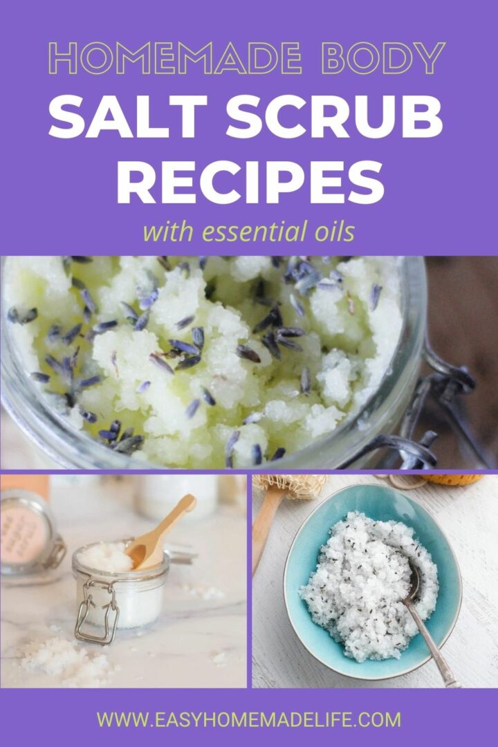 6 Homemade Body Salt Scrub Recipes with Essential Oils