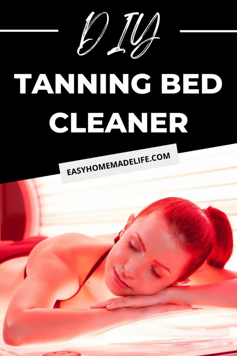 DIY Tanning Bed Cleaner