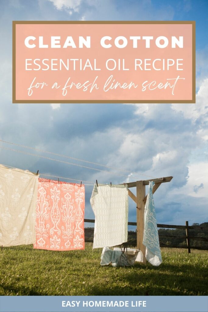 Fresh & Clean Dryer Ball Spray - Recipes with Essential Oils