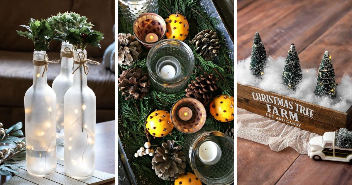 Simple DIY Winter Wonderland Tablescape - Adorn the Table