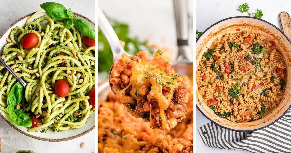 12 Quick and Easy Pasta Recipes with Few Ingredients
