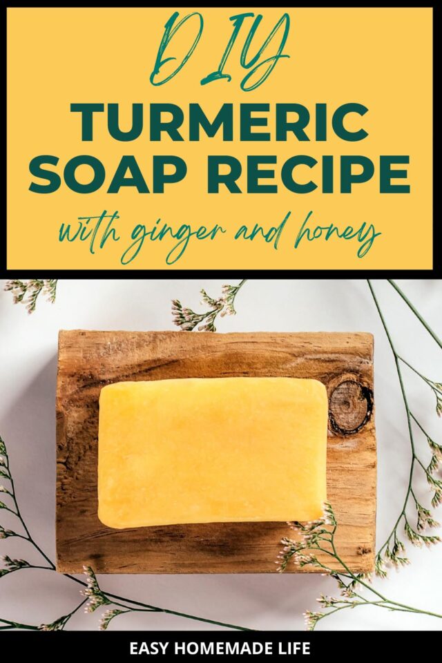 DIY Turmeric Soap Recipe   Turmeric Soap Recipe PIN 640x960 