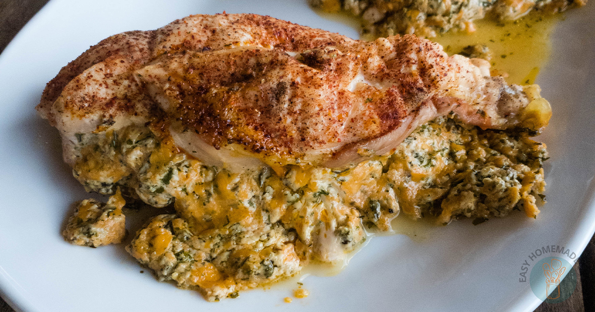 Ruth Chris Stuffed Chicken (Copycat) - The Feathered Nester