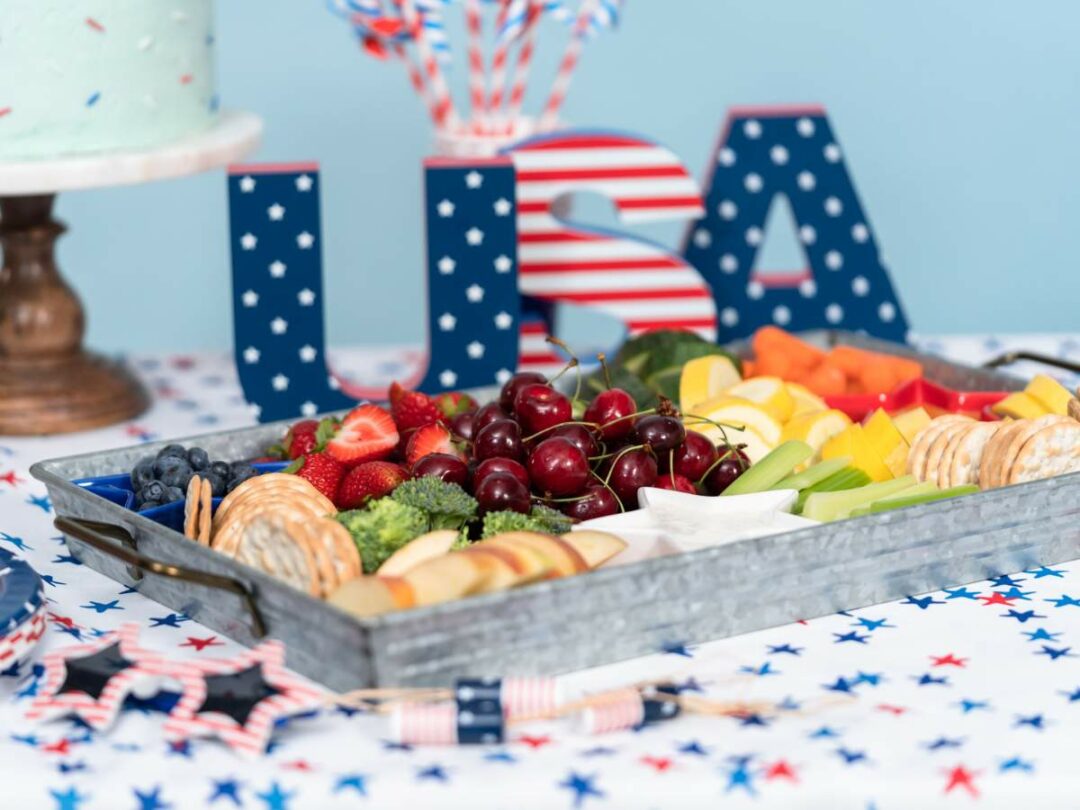 How To Make a Festive 4th of July Charcuterie Board