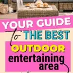 Your guide to the best outdoor entertaining area on a budget.