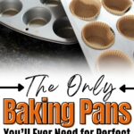 Text reads: "The Only Baking Pans You’ll Ever Need for Perfect Bakes Every Time.