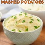 Text reads: "Rich & Creamy Make-Ahead Mashed Potatoes.